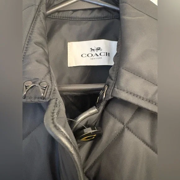 Coach women Quilted black Jacket - Picture 11 of 11